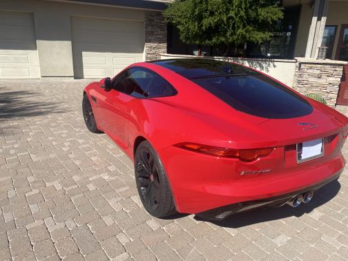 Red 2015 Jaguar F-TYPE S